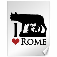 I Love Rome Graphic Icon Canvas 18  X 24  by dflcprints