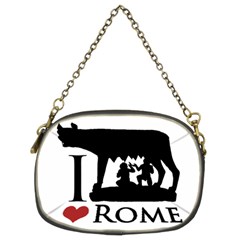 I Love Rome Graphic Icon Chain Purse (two Sides) by dflcprints