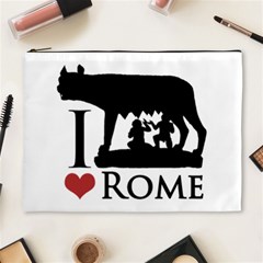 I Love Rome Graphic Icon Cosmetic Bag (xl) by dflcprints