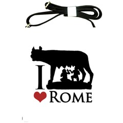 I Love Rome Graphic Icon Shoulder Sling Bag by dflcprints