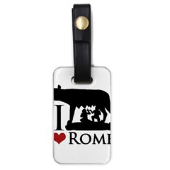 I Love Rome Graphic Icon Luggage Tags (one Side)  by dflcprints