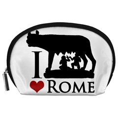 I Love Rome Graphic Icon Accessory Pouch (large) by dflcprints