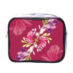 Motif Design Textile Design Mini Toiletries Bag (one Side) by Simbadda