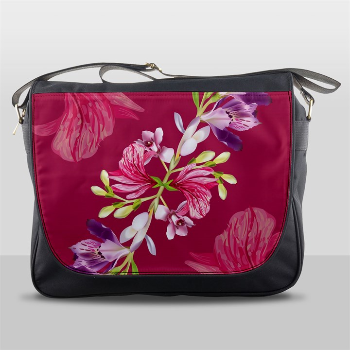 Motif Design Textile Design Messenger Bag