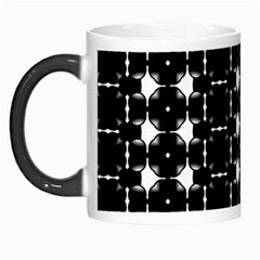 Black And White Pattern Morph Mugs by Simbadda