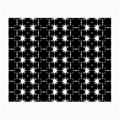 Black And White Pattern Small Glasses Cloth (2-side) by Simbadda