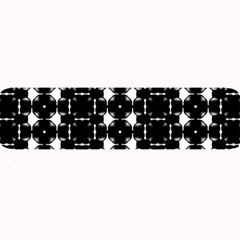 Black And White Pattern Large Bar Mats by Simbadda