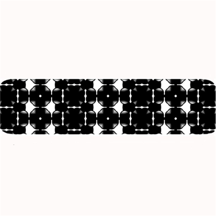 Black And White Pattern Large Bar Mats