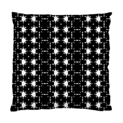 Black And White Pattern Standard Cushion Case (one Side) by Simbadda