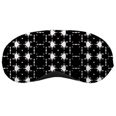 Black And White Pattern Sleeping Masks by Simbadda