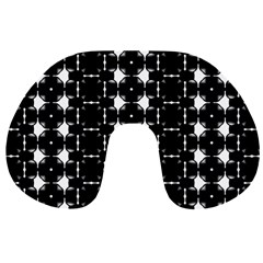 Black And White Pattern Travel Neck Pillows by Simbadda