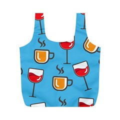 Design Decoration Decor Pattern Full Print Recycle Bag (m) by Simbadda