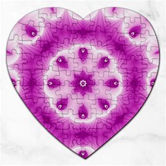 Pattern Abstract Background Art Jigsaw Puzzle (heart)