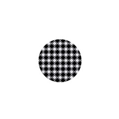 Square Diagonal Pattern Seamless 1  Mini Buttons by Simbadda