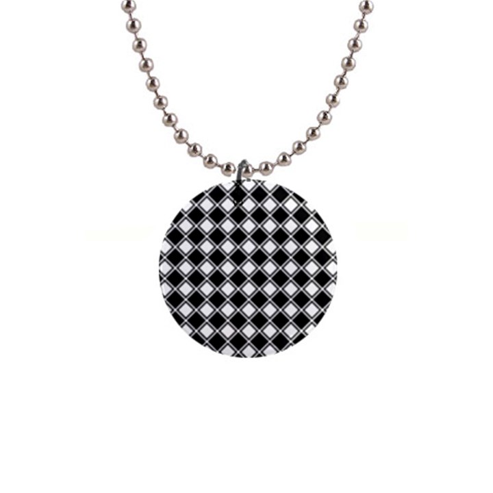 Square Diagonal Pattern Seamless Button Necklaces