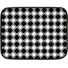 Square Diagonal Pattern Seamless Double Sided Fleece Blanket (mini)  by Simbadda