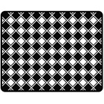 Square Diagonal Pattern Seamless Double Sided Fleece Blanket (Medium)  58.8 x47.4  Blanket Back