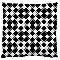 Square Diagonal Pattern Seamless Large Flano Cushion Case (Two Sides)