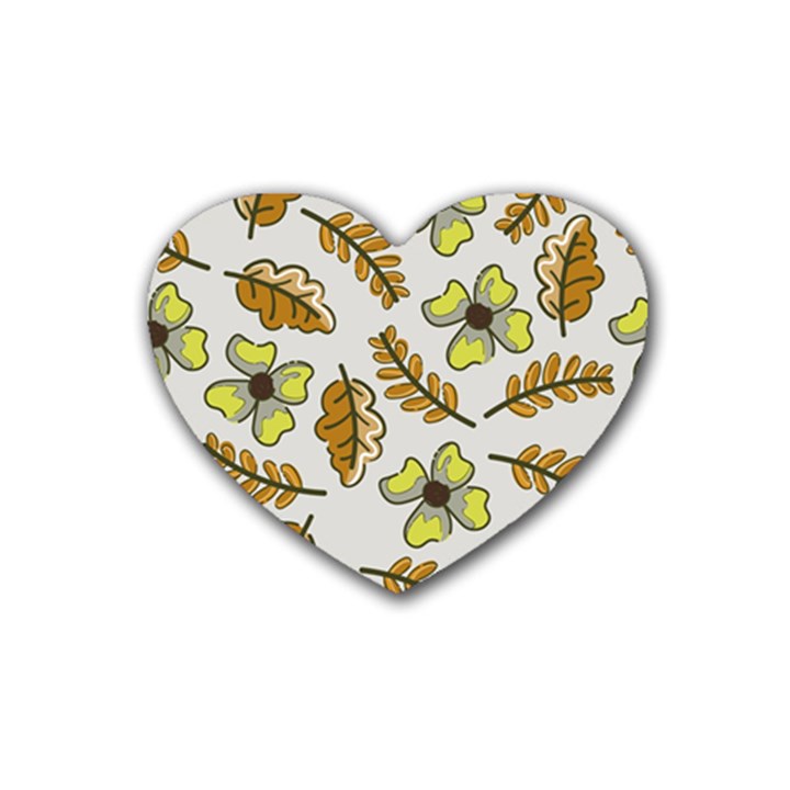 Design Decoration Decor Pattern Rubber Coaster (Heart) 