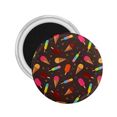 Ice Cream Pattern Seamless 2.25  Magnets