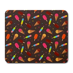 Ice Cream Pattern Seamless Large Mousepads