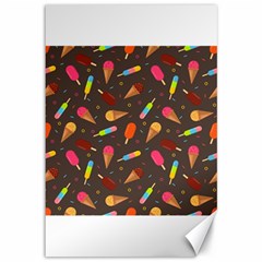 Ice Cream Pattern Seamless Canvas 12  x 18 