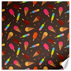 Ice Cream Pattern Seamless Canvas 16  x 16 