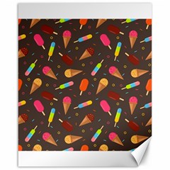 Ice Cream Pattern Seamless Canvas 16  x 20 