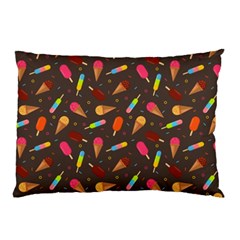 Ice Cream Pattern Seamless Pillow Case