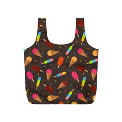 Ice Cream Pattern Seamless Full Print Recycle Bag (S)