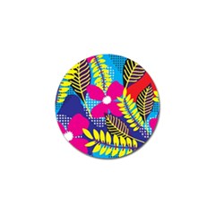 Design Decoration Decor Floral Pattern Golf Ball Marker by Simbadda