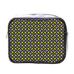 Flower Pattern Pattern Texture Mini Toiletries Bag (one Side) by Simbadda