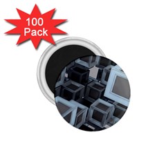 Cube Fantasy Square Shape 1 75  Magnets (100 Pack)  by Simbadda