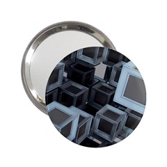 Cube Fantasy Square Shape 2 25  Handbag Mirrors by Simbadda