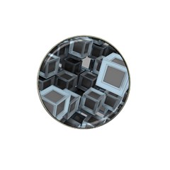 Cube Fantasy Square Shape Hat Clip Ball Marker by Simbadda