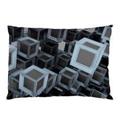 Cube Fantasy Square Shape Pillow Case (two Sides) by Simbadda