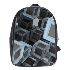 Cube Fantasy Square Shape School Bag (xl) by Simbadda