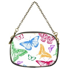 Butterfly Butterflies Vintage Chain Purse (one Side) by Simbadda