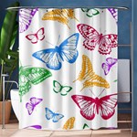 Butterfly Butterflies Vintage Shower Curtain 60  x 72  (Medium)  60 x72  Curtain