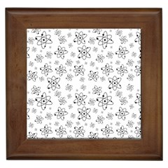 Atom Chemistry Science Physics Framed Tiles by Simbadda