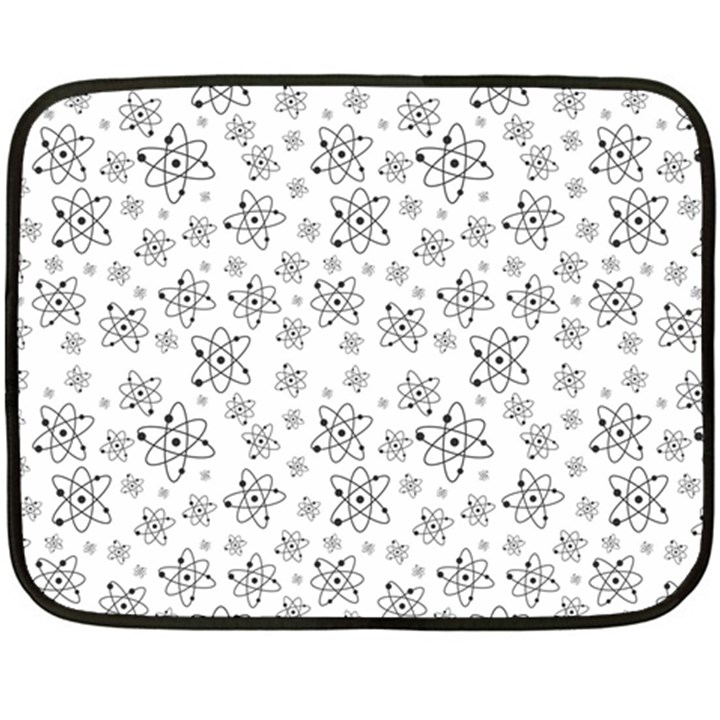 Atom Chemistry Science Physics Double Sided Fleece Blanket (Mini) 