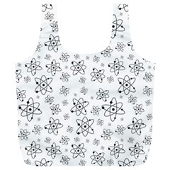 Atom Chemistry Science Physics Full Print Recycle Bag (xl) by Simbadda