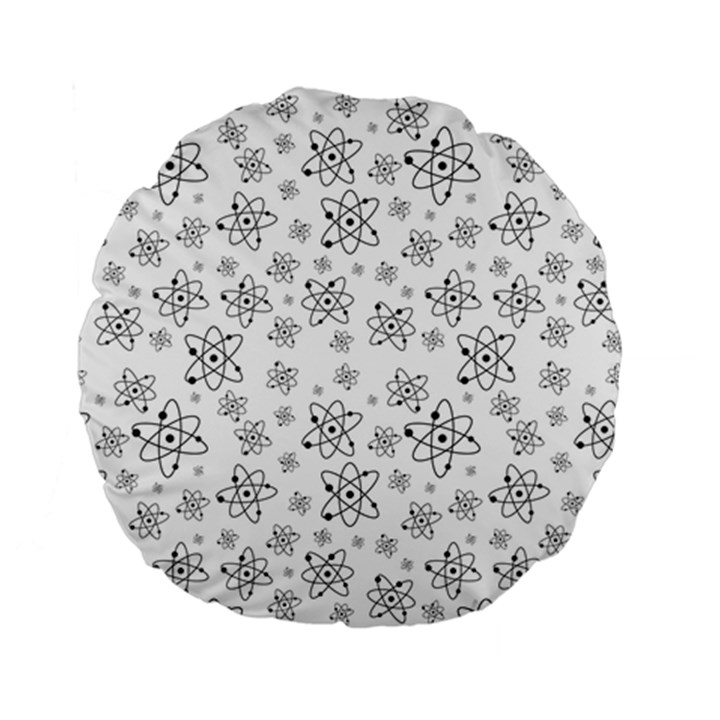 Atom Chemistry Science Physics Standard 15  Premium Flano Round Cushions