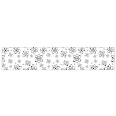 Atom Chemistry Science Physics Small Flano Scarf by Simbadda