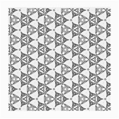 Black And White Pattern Medium Glasses Cloth by Simbadda