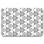 Black And White Pattern Large Doormat  30 x20  Door Mat