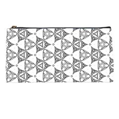 Black And White Pattern Pencil Cases by Simbadda