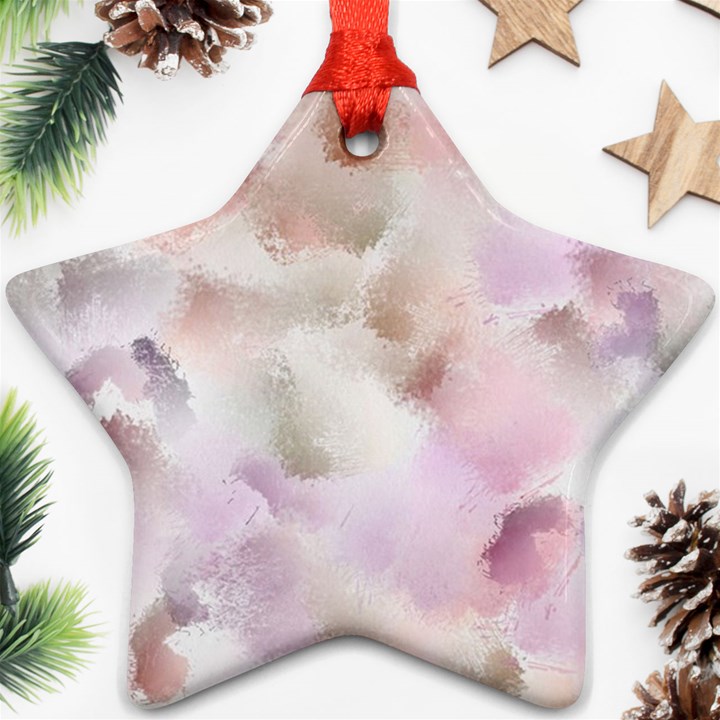 Watercolor Seamless Texture Ornament (Star)