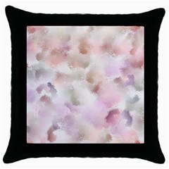 Watercolor Seamless Texture Throw Pillow Case (Black)