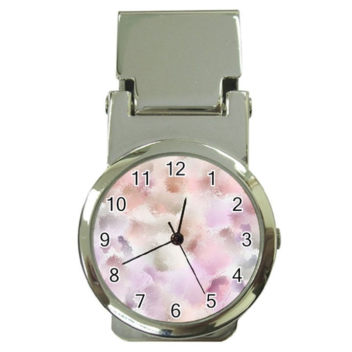 Watercolor Seamless Texture Money Clip Watches